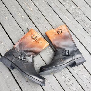 Gorgeous Leather Western Grunge Boot